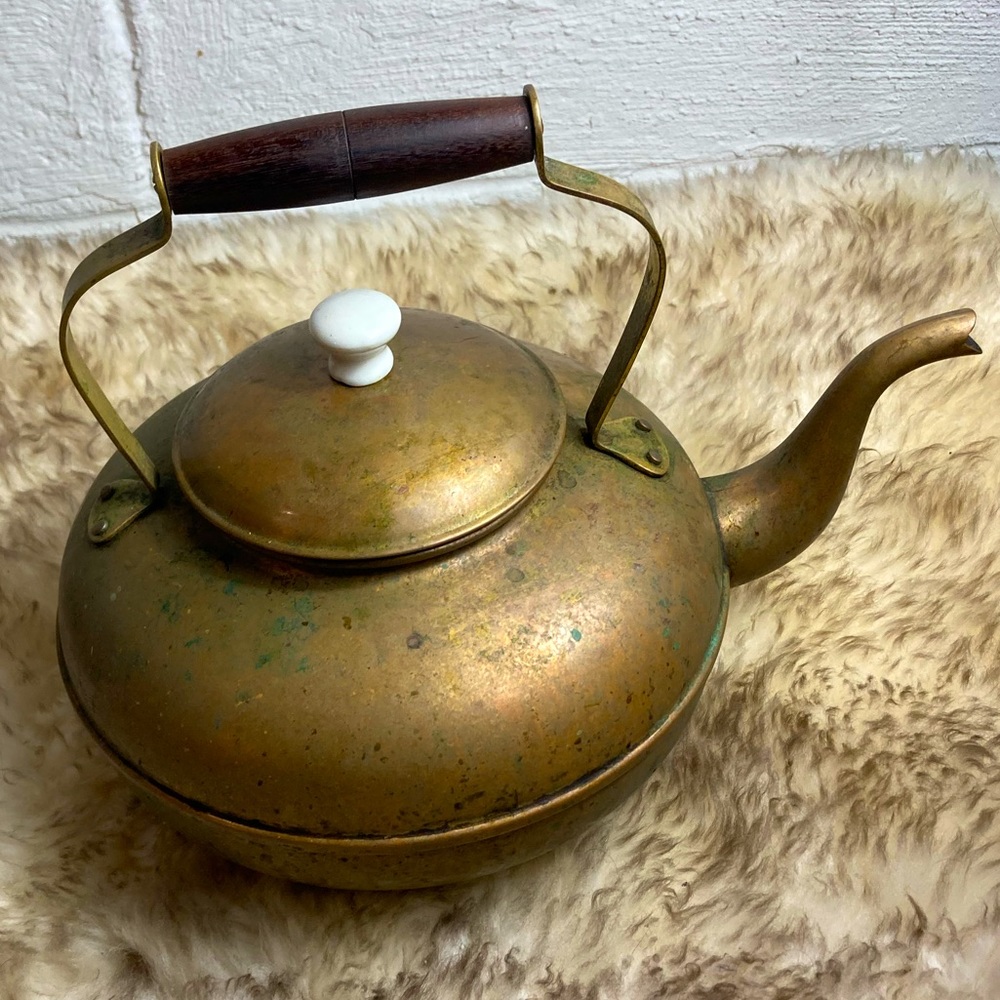 Host Pick! 😍 Vintage Copper Teapot, Large, Made in Portugal